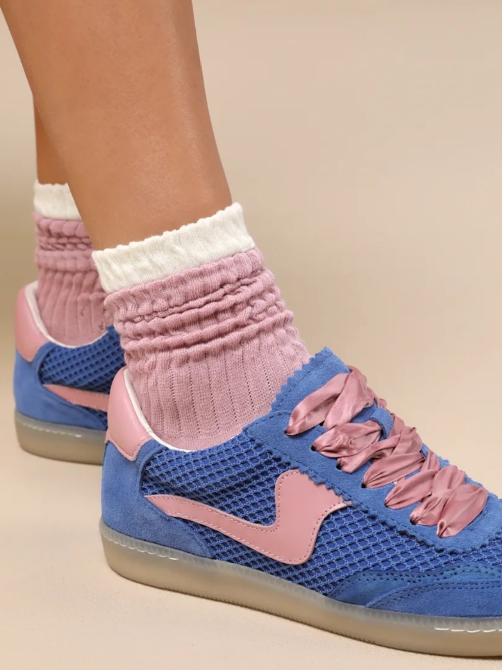 Dolce Vita Notice Royal Blue Woven Mesh Sneakers New!